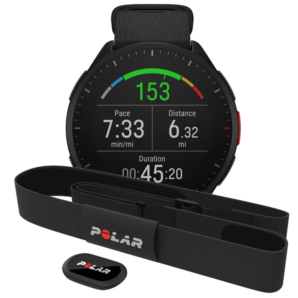 POLAR Equine Pacer Ride GPS Sportuhr Schwarz + H10 Sender für Reitsport bei CardioZone online kaufen