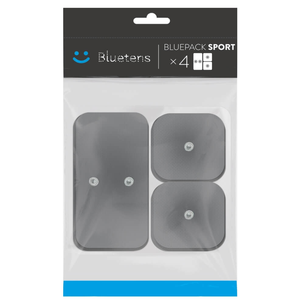 Bluetens Sport Elektoden - 4 Stück M / 8 Stück S in Schwarz bei CardioZone günstig online kaufen