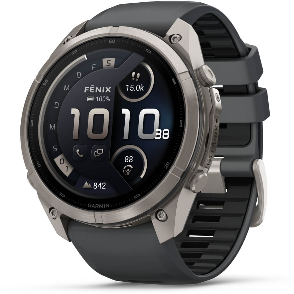 Garmin fenix 9 Pro inReach 51 mm Titan Graphit/Schwarz