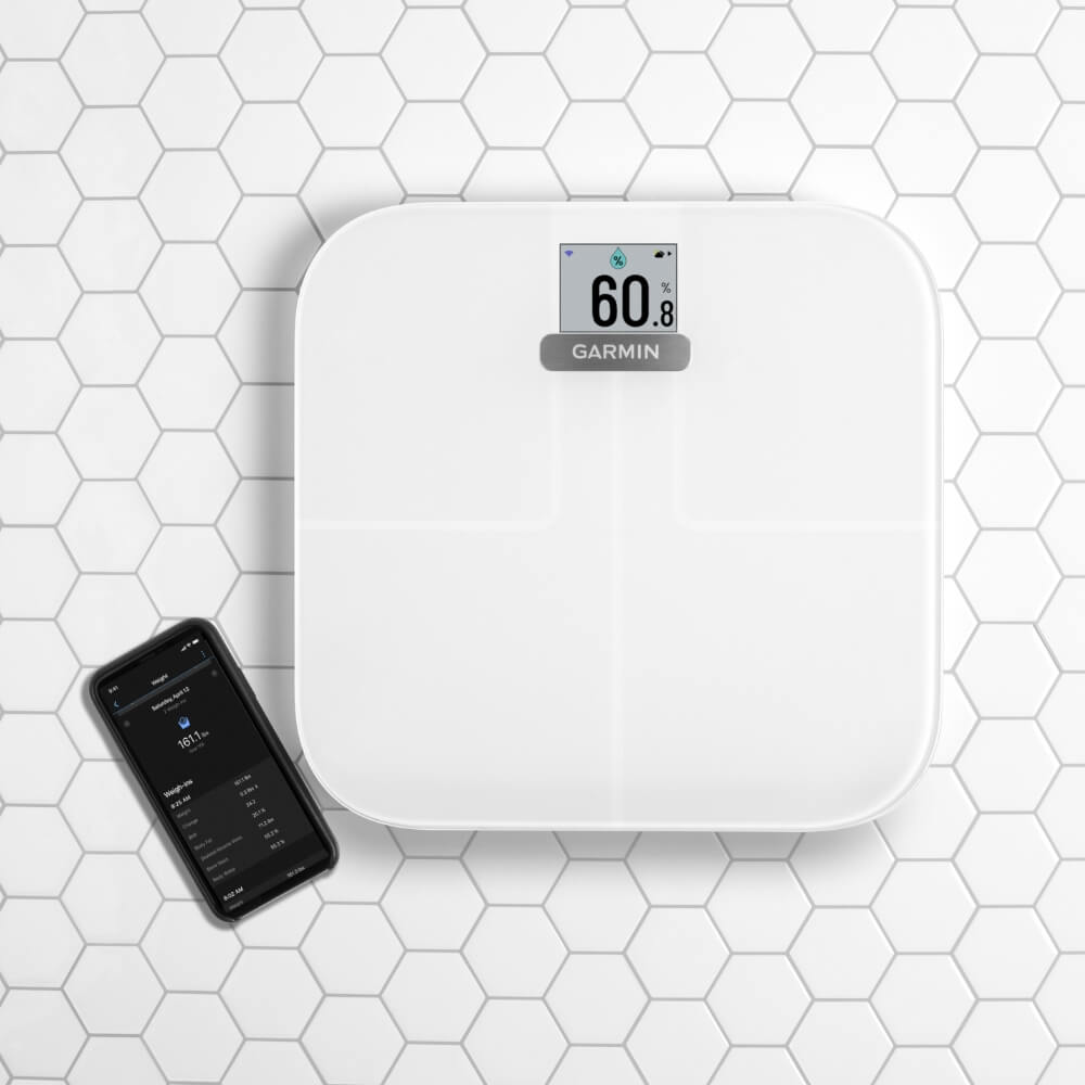 Garmin Index S2 Smart digitale Körperwaage m. WLAN + Bluetooth in Weiss bei CardioZone günstig online kaufen