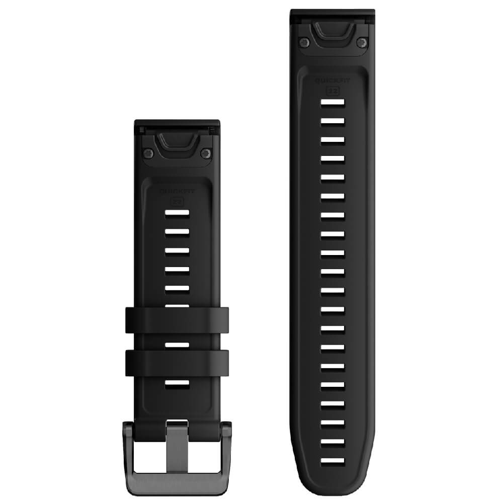 Garmin Quickfit Silikon Armband 22mm Schwarz bei CardioZone günstig online kaufen
