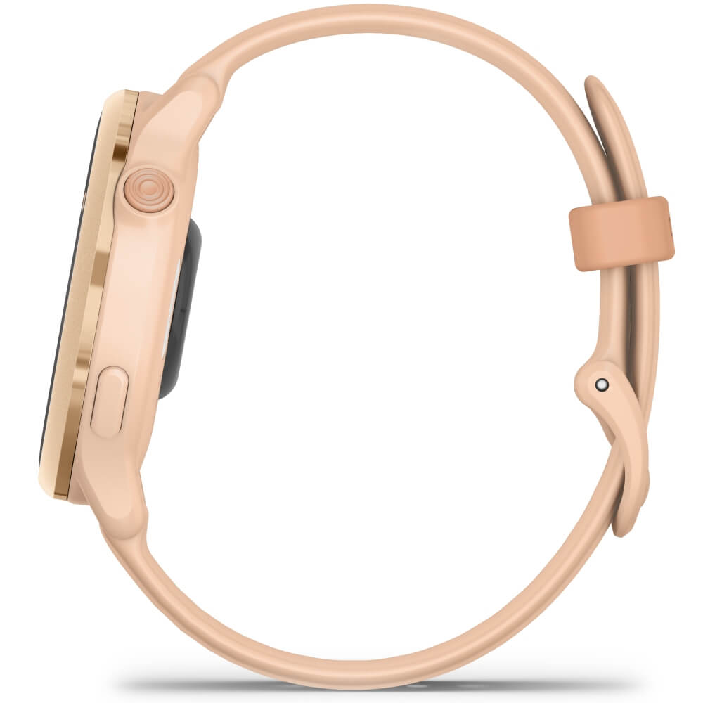 Garmin vivoactive 6 Pink Dawn Metallic Schnellwechsel-Silikon-Armband 20mm bei CardioZone günstig online kaufen