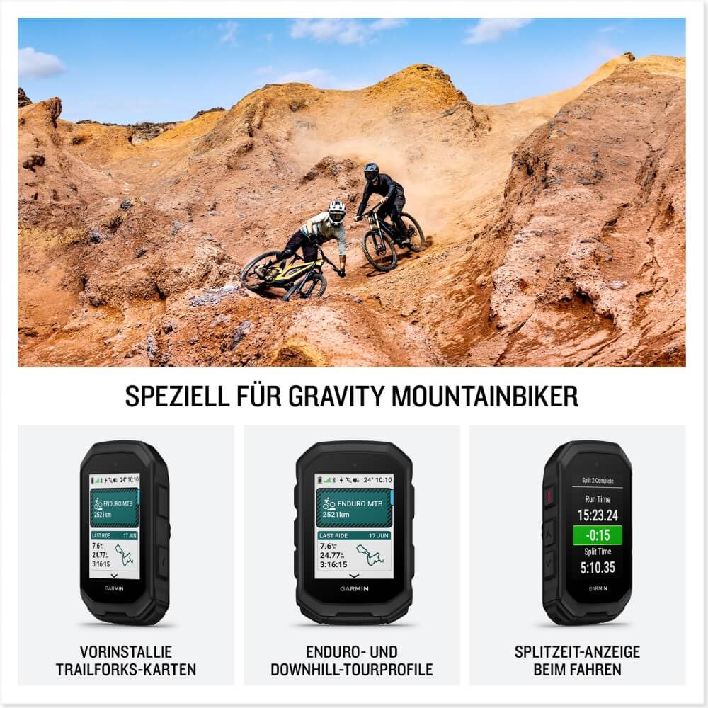 Garmin Edge MTB robuster GPS Radcomputer speziell fürs Mountainbiken bei CardioZone günstig online kaufen