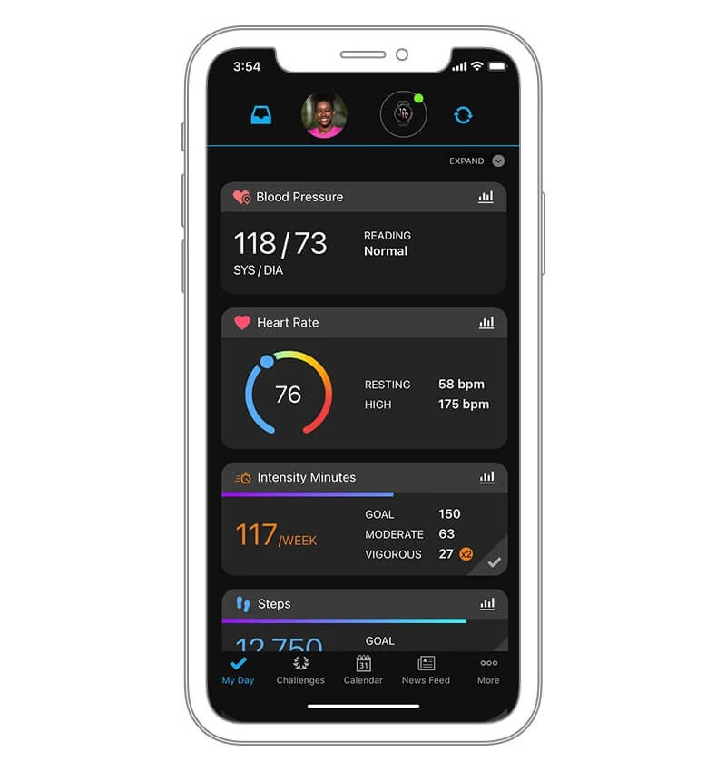 Garmin Index BPM Blutdruckmessgerät Schwarz bei CardioZone günstig online kaufen