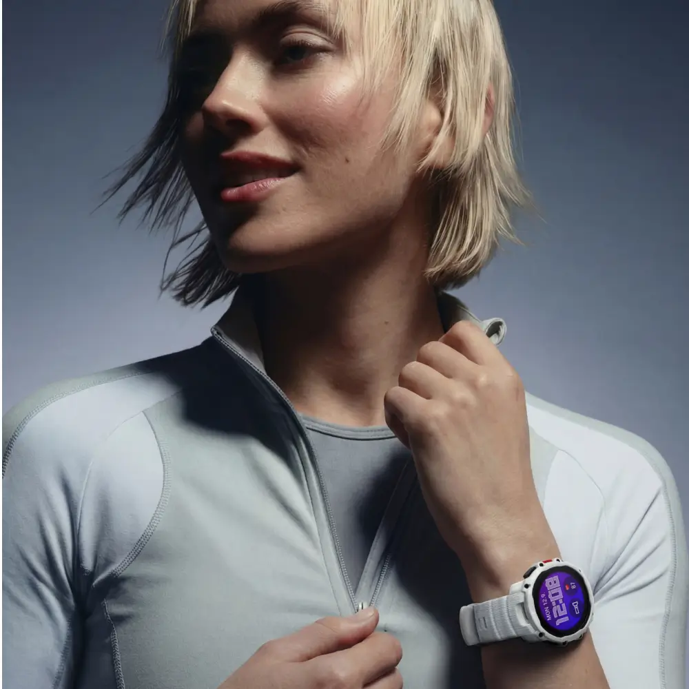 POLAR Street X Silikon Armband Snow White/Silber Gr. S-L