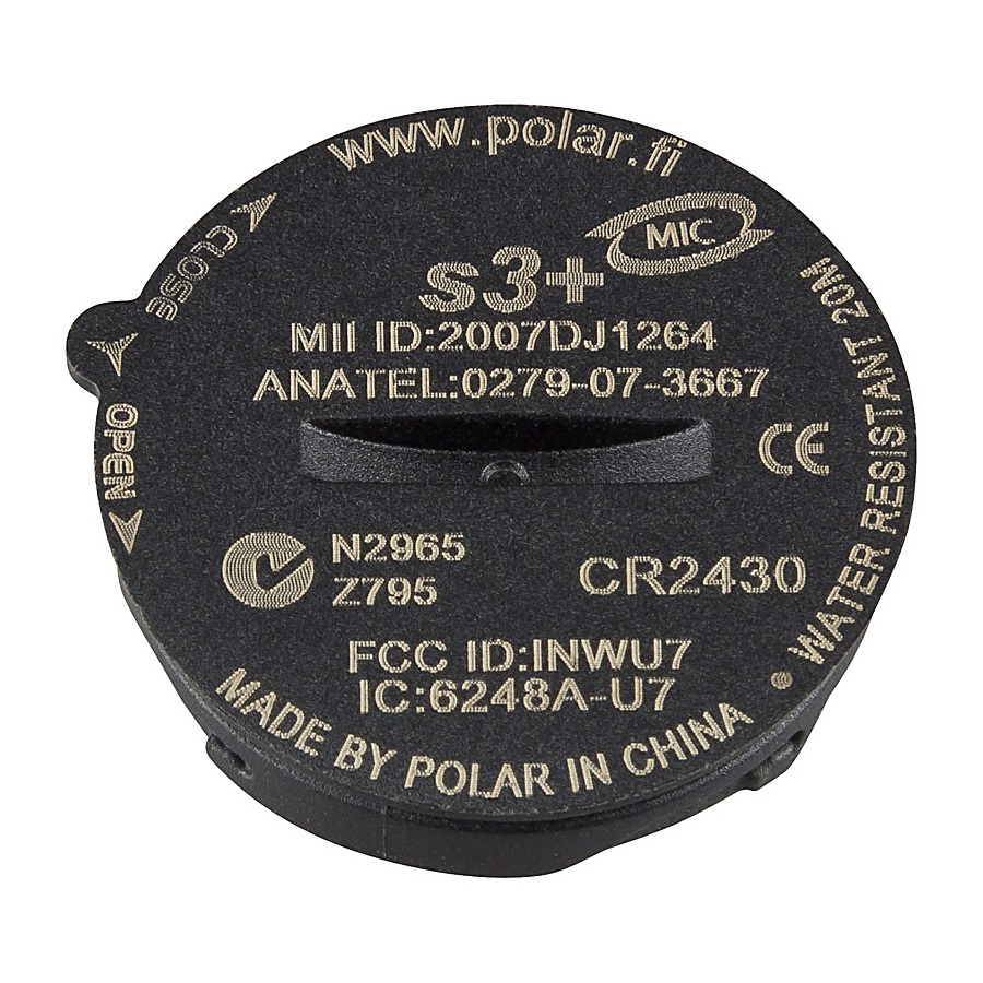 POLAR Ersatz Batteriedeckel für s3+ Laufsensor