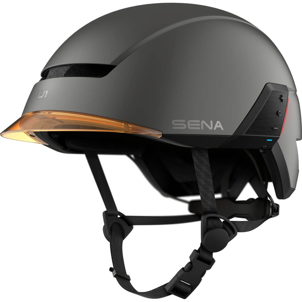 Sena U1 Smarter E-Bike Fahrradhelm Matt-Grau mit Mesh Interkom 800m Reichweite bei CardioZone günstig online kaufen