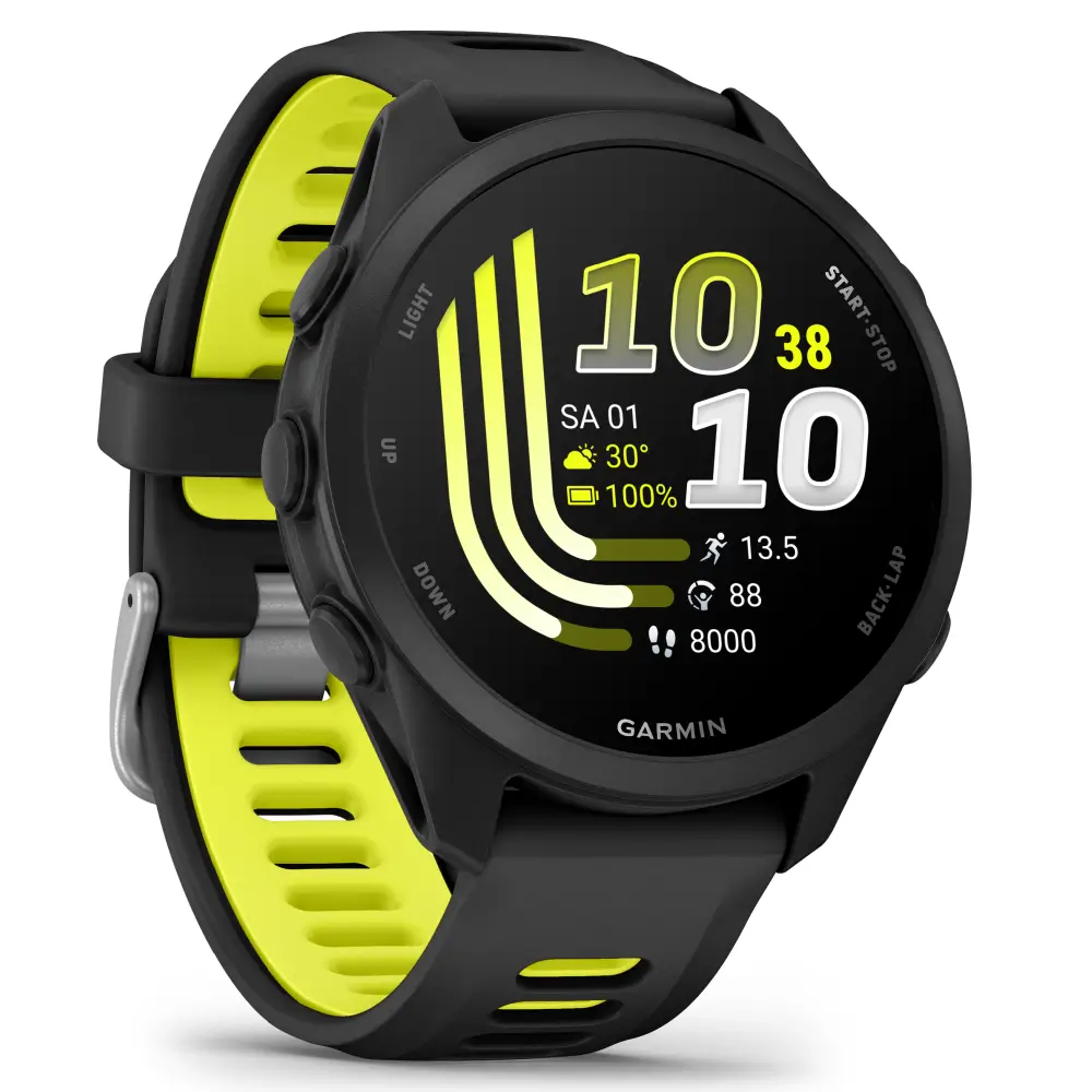 Garmin Forerunner 170 Schwarz Smarte GPS Laufuhr