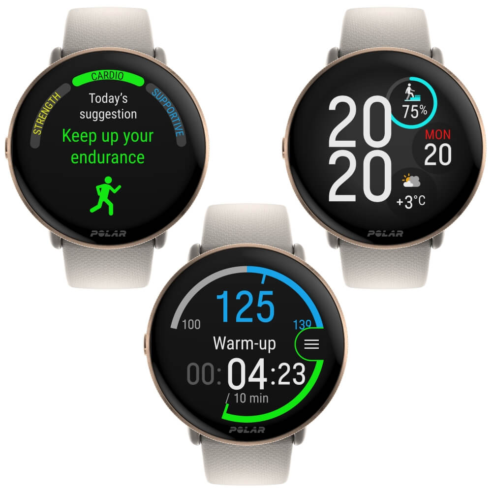 POLAR Ignite 3 GPS Fitness Sportuhr Greige Sand S-L bei CardioZone günstig online kaufen