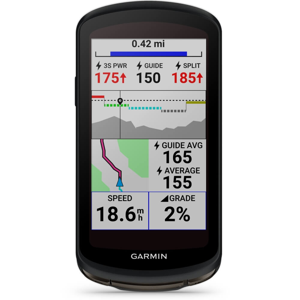 Garmin Edge 1040 Solar Radcomputer mit Garmin Fahrradkarte u. Zubehör bei CardioZone günstig online kaufen