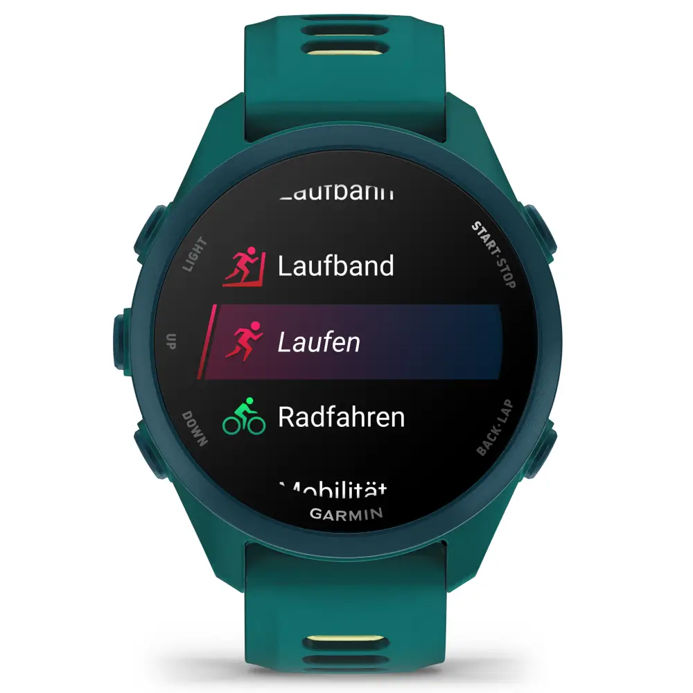 Garmin Forerunner 170 Music Teal Green/Lakeside Smarte GPS Laufuhr