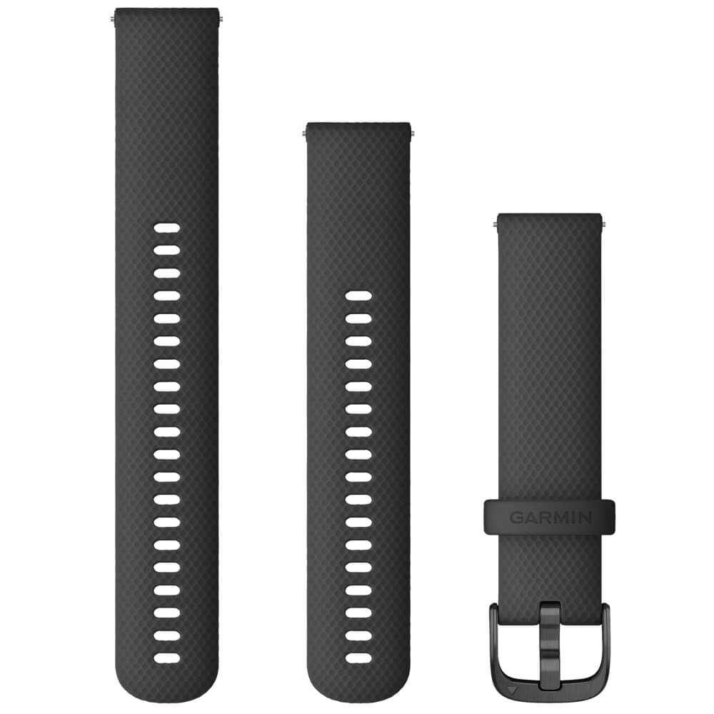 Garmin-Schnell-Wechsel-Silikon-Armband-20mm-Schwarz-Schiefergrau-010-12932-11-ean753759229917-01 Garmin Schnell-Wechsel Silikon Armband 20mm Schwarz / Schnalle Schiefergrau + Einstellband L bei CardioZone online kaufen