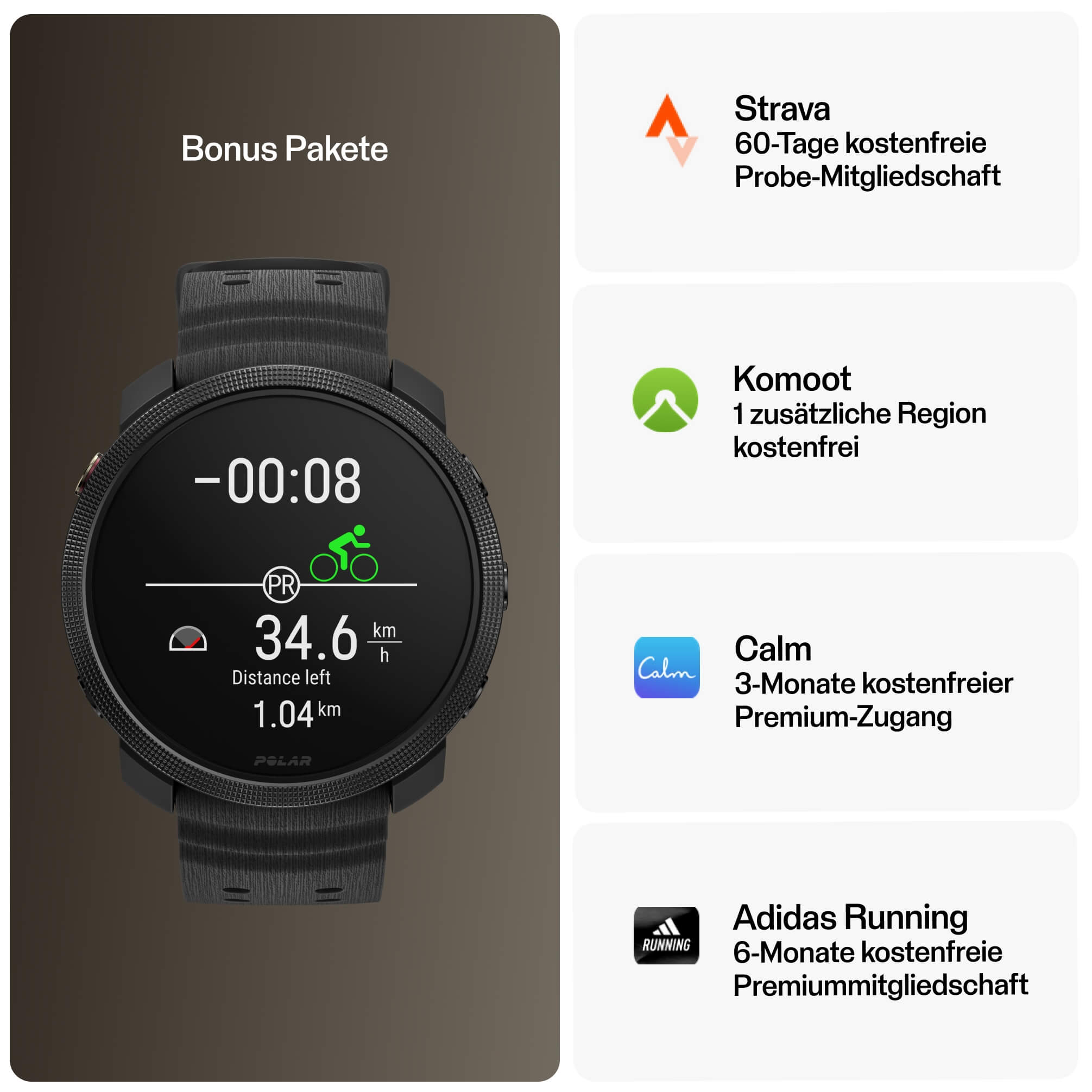 POLAR Vantage M3 Night Black Multisport Uhr Gr. S-L bei CardioZone günstig online kaufen
