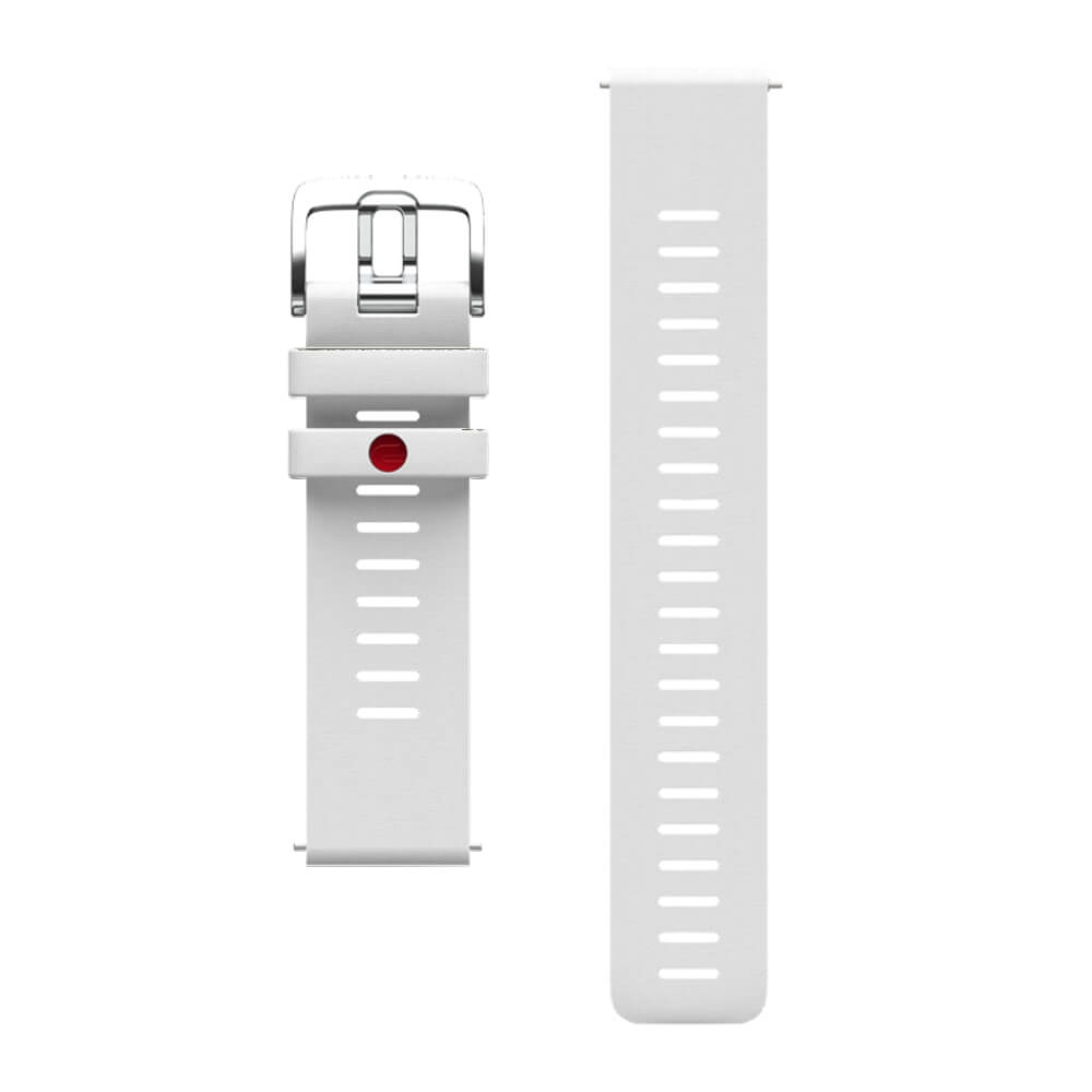 POLAR 22mm Silikon Wechselarmband Weiss Gr. S bei CardioZone günstig online kaufen