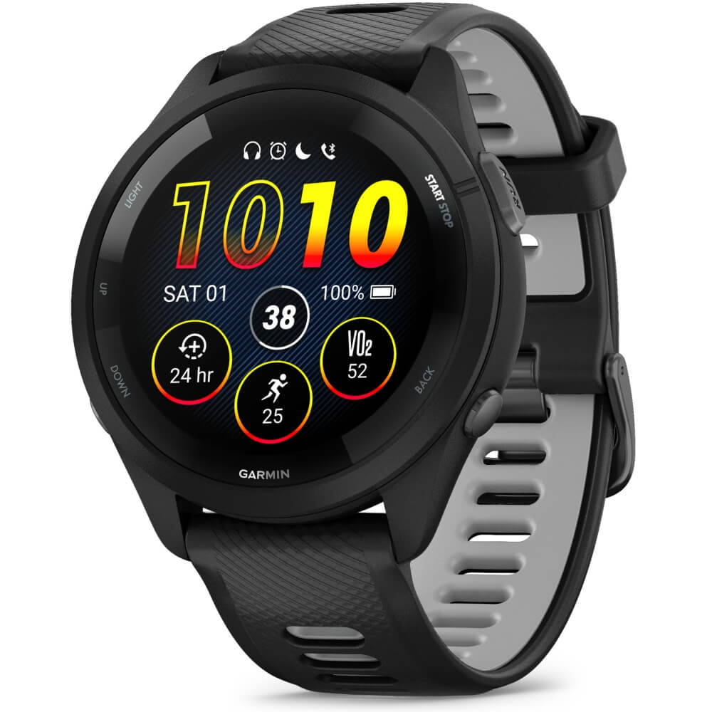 Garmin Forerunner 265 Schwarz - Schwarz/Hellgrau bei CardioZone günstig online kaufen