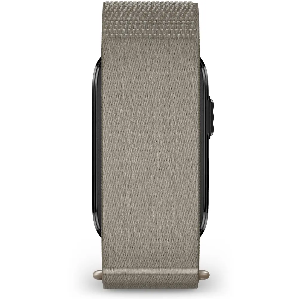 Garmin Cirqa Smart Band Fitness-Tracker ohne Display in French Gray, Größe L-XL oder S-M mit hellgrau-beigem Textilarmband