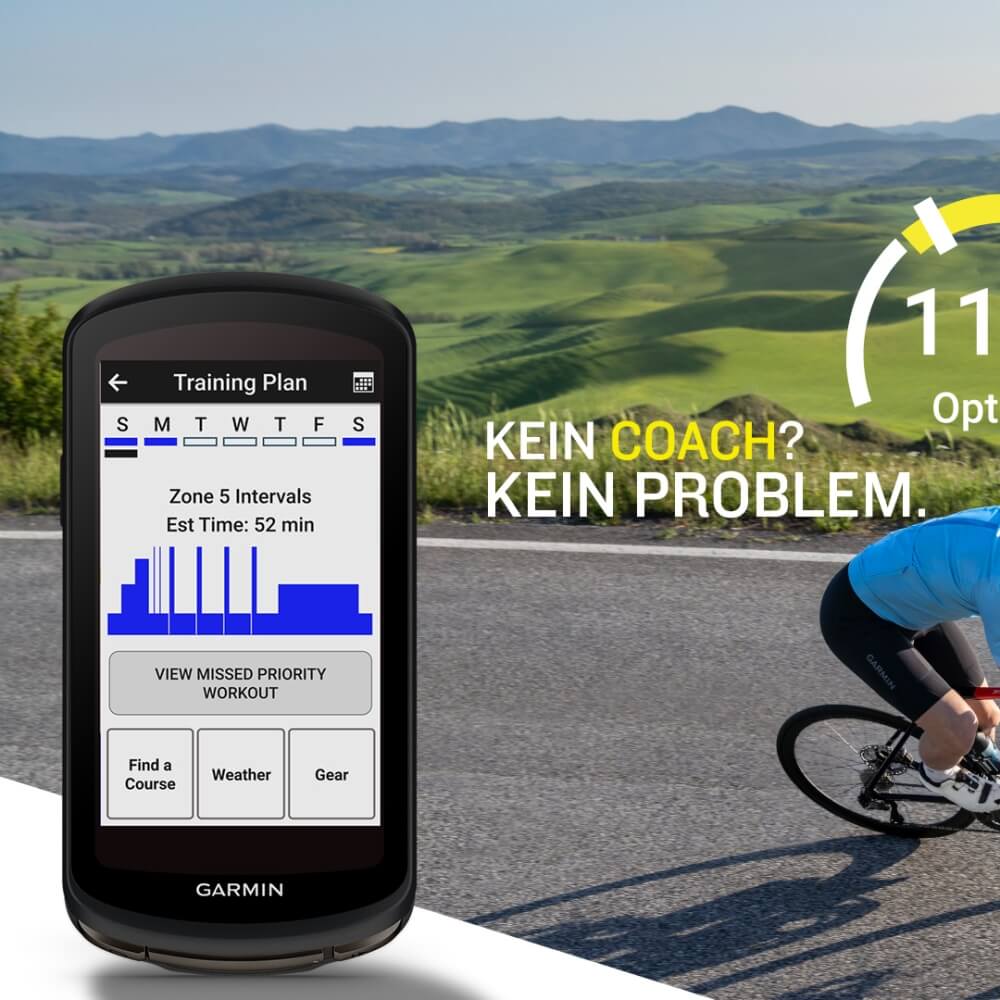 Garmin Edge 1040 Solar Radcomputer mit Garmin Fahrradkarte u. Zubehör bei CardioZone günstig online kaufen