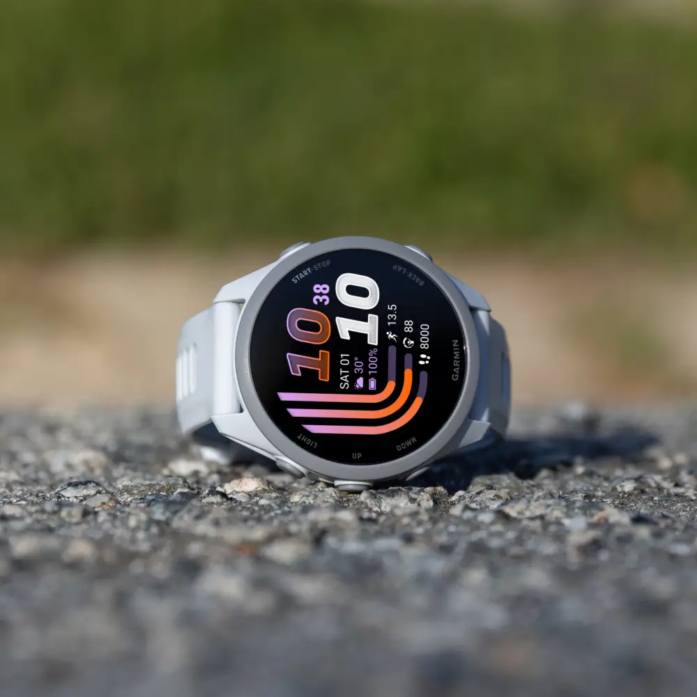 Garmin Forerunner 170 Music Steinweiss/Pudergrau Smarte GPS Laufuhr