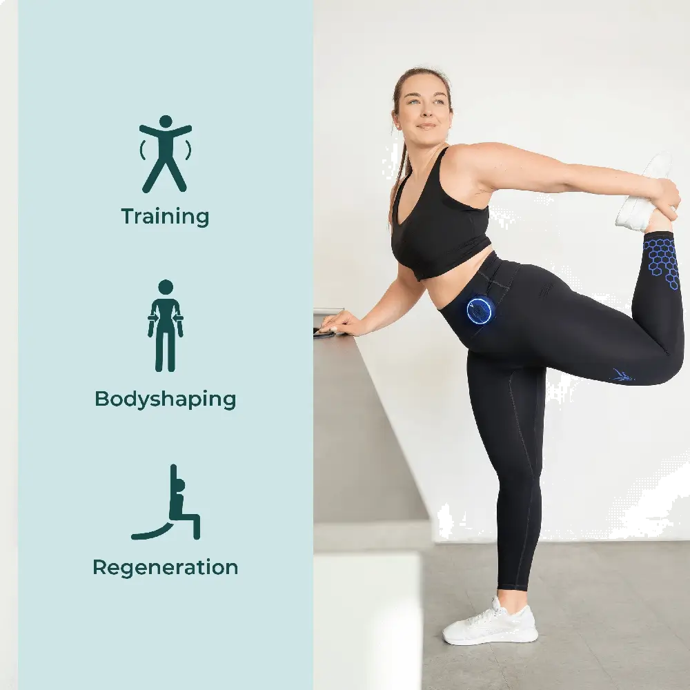 Antelope Evolution  High Waist Leggings mit Booster + App