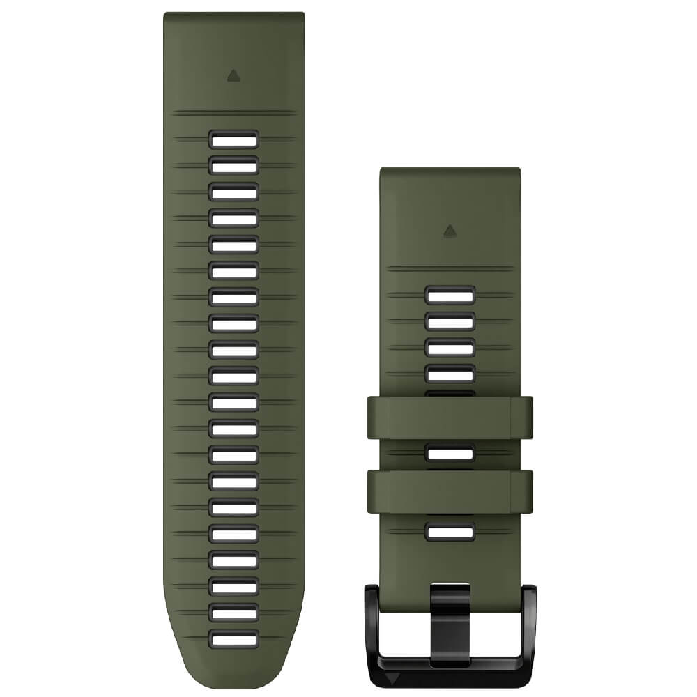Garmin Quickfit Silikon Armband 26mm Moosgrün/Graphit bei CardioZone günstig online kaufen