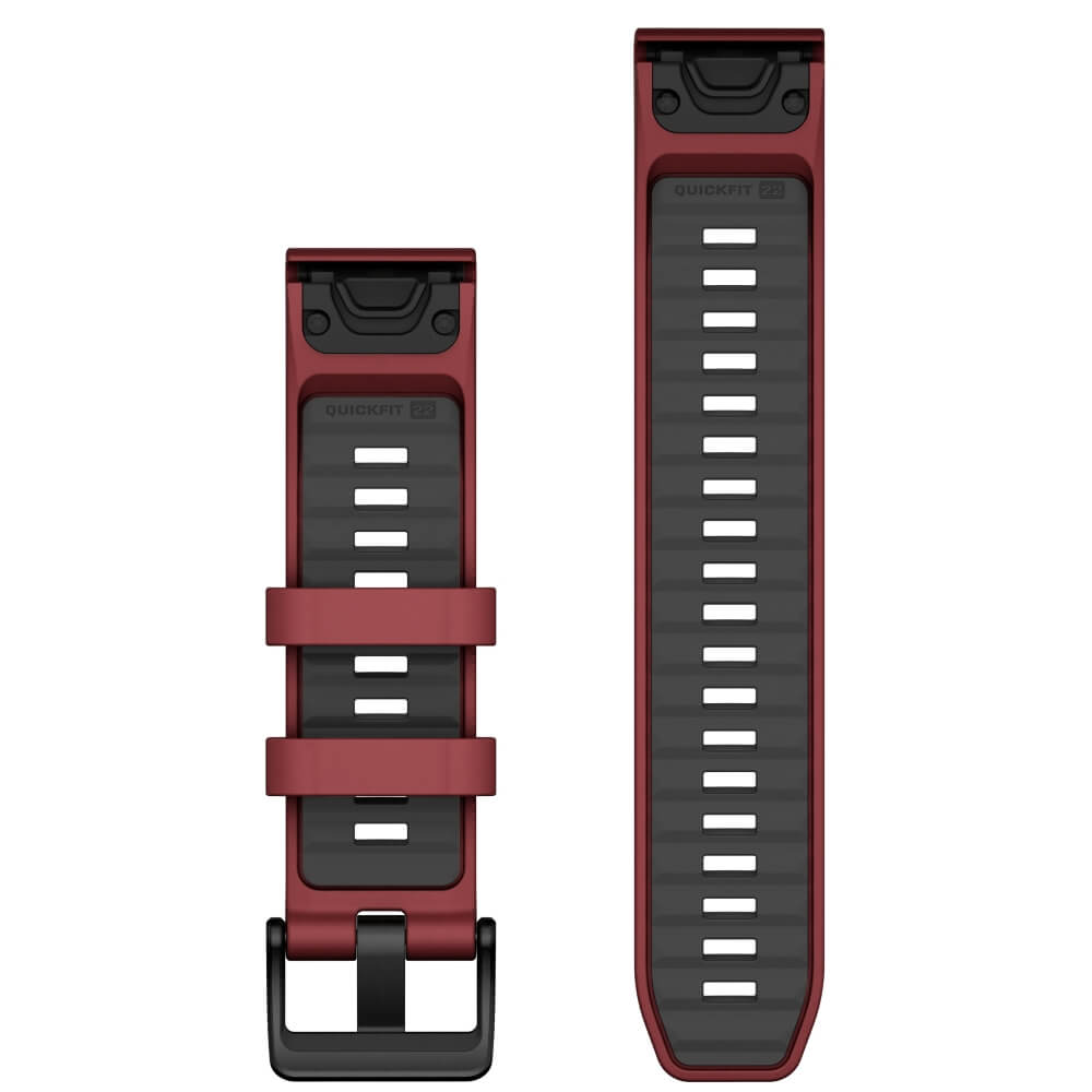 Garmin Quickfit Silikon Armband 22mm Marsala-Graphit fenix 8 47mm u.a. bei CardioZone günstig online kaufen