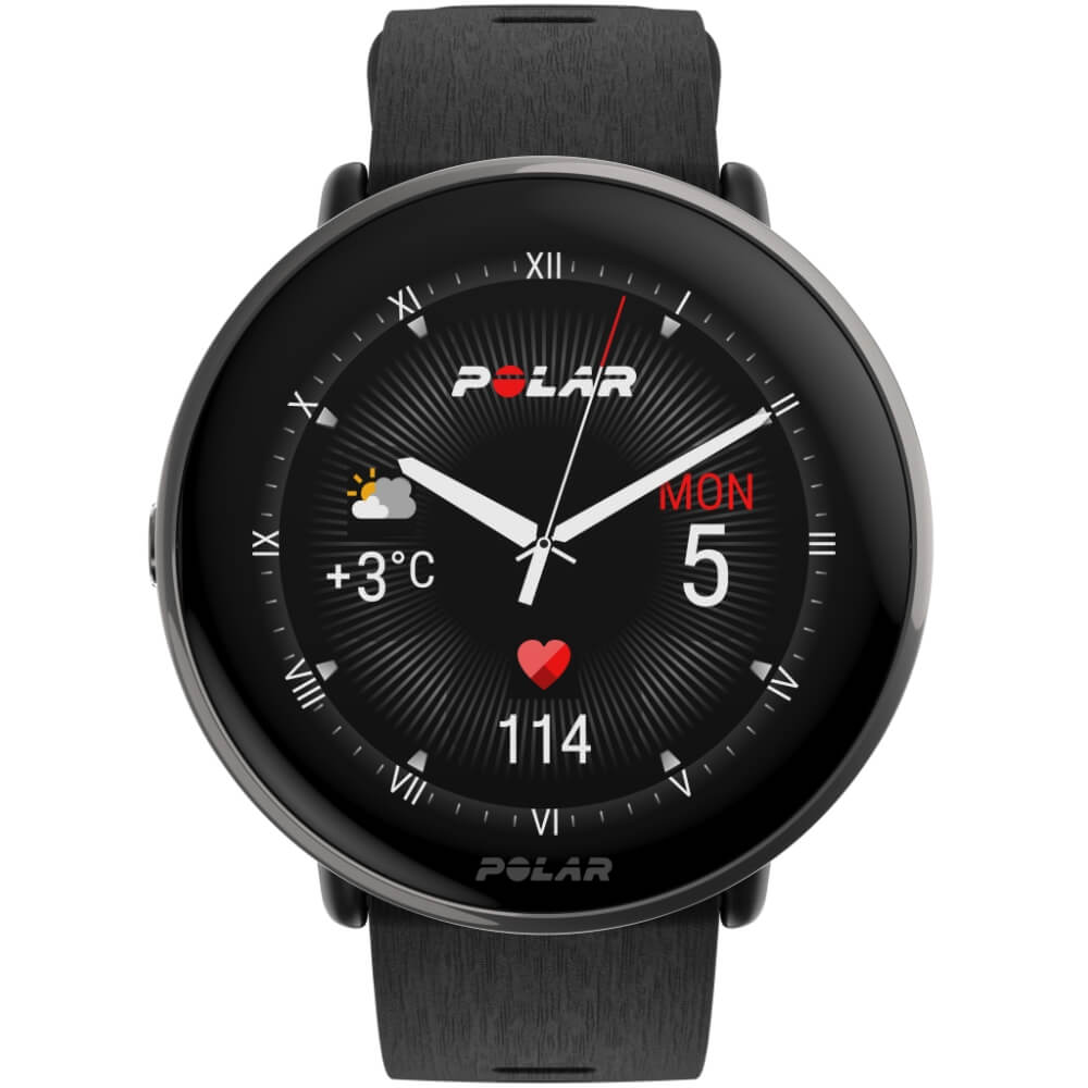 POLAR Ignite 3 Titanium Silikon Schwarz GPS Fitness Sportuhr bei CardioZone günstig online kaufen