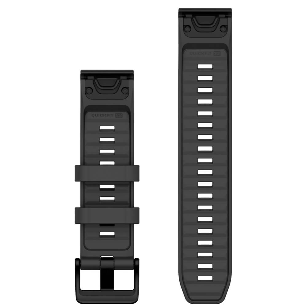 Garmin Quickfit Silikon Armband 22mm Graphit fenix 8 47mm u.a. bei CardioZone günstig online kaufen