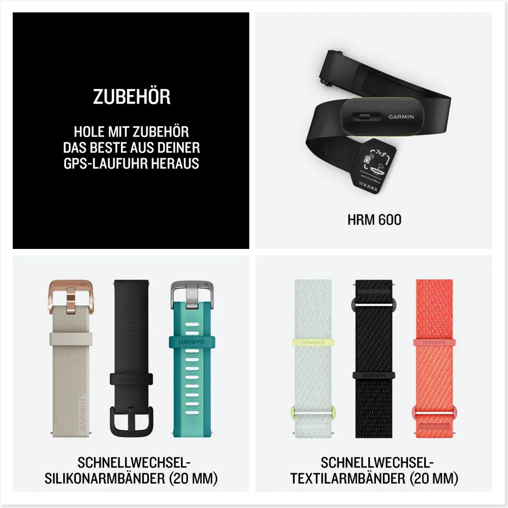Garmin Forerunner 170 Music Schwarz Smarte GPS Laufuhr