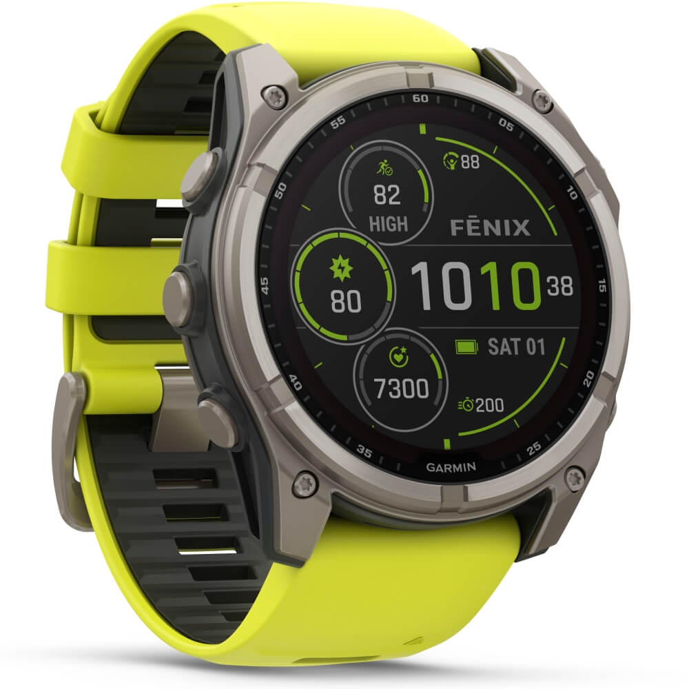 Garmin fenix 8 51 mm Solar Sapphire Graphit/Titanium Multisport-Smartwatch bei CardioZone günstig online kaufen