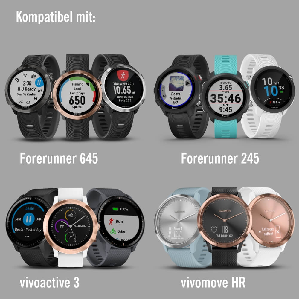 Garmin Forerunner 645 Schnellwechsel-Armband kirschrot bei CardioZone guenstig online kaufen