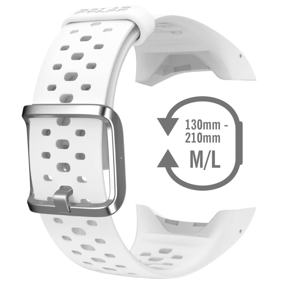POLAR M400 / M430 Armband Weiss Größe M/L - Ersatzteil bei CardioZone günstig online kaufen