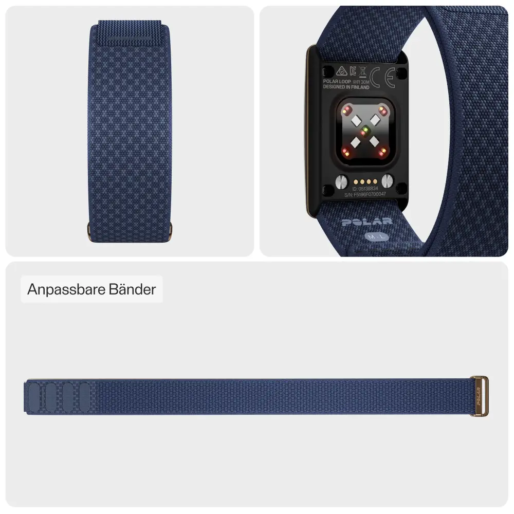 Polar Loop SoftWeave Wechselarmband – Ocean Blue