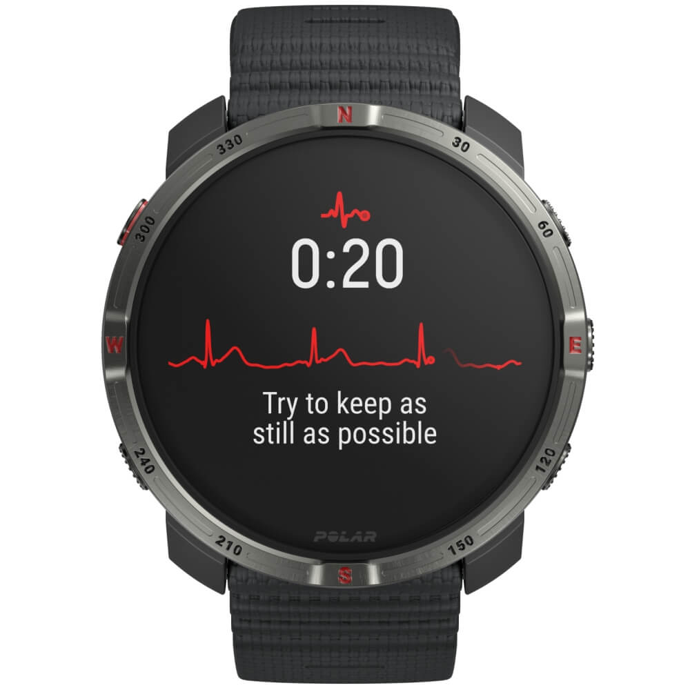 POLAR Grit X2 Schwarz Advanced AMOLED Outdoor Multisportuhr S-L bei CardioZone online kaufen