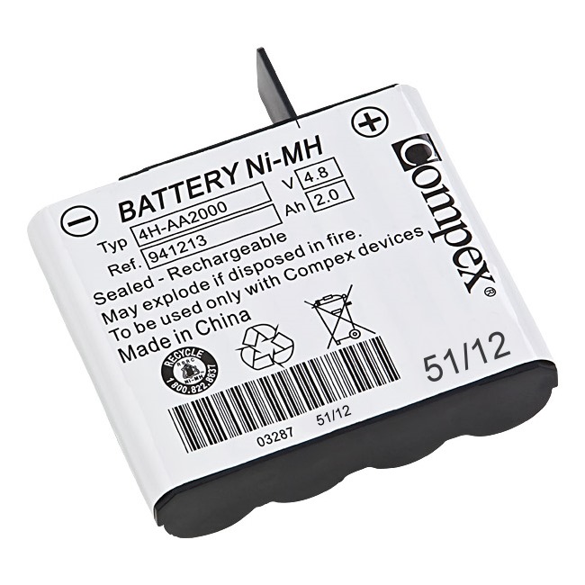 Compex Akku 2000Ah 4-zellig 4,8V für medizinische EMS Geräte