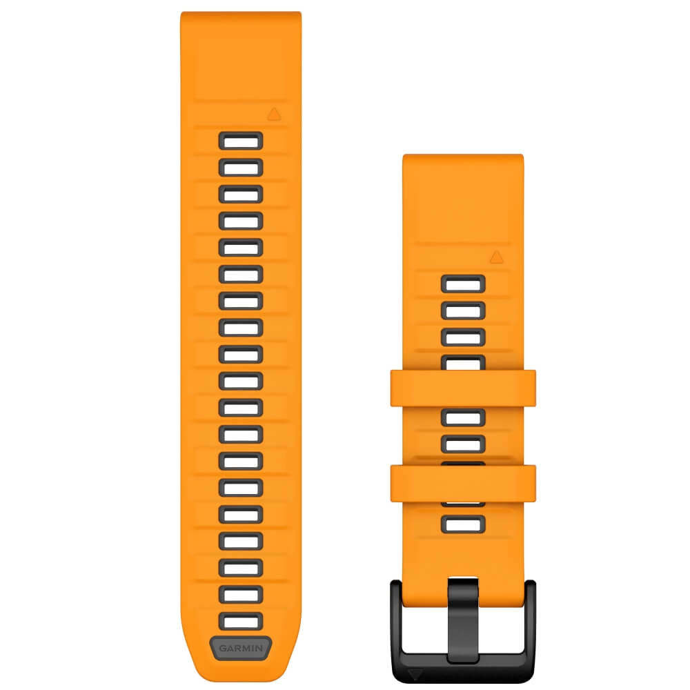 Garmin Quickfit Silikon Armband 22mm Spark-Orange-Graphit fenix 8 47mm u.a. bei CardioZone günstig online kaufen